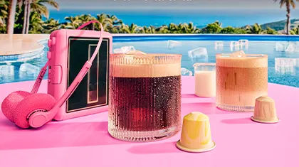 Stap: Ontvang je één set van 2 Barista Mixology Glazen Klein
