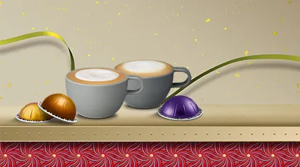 Step: Receive a Barista cappuccino set - medium