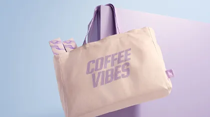 Step: Receive a Limited Edition Lavender Tote Bag as a gift