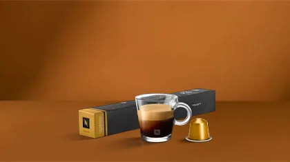 Step: Receive a sleeve of Volluto coffee