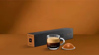 Step: Receive a sleeve of Volluto coffee